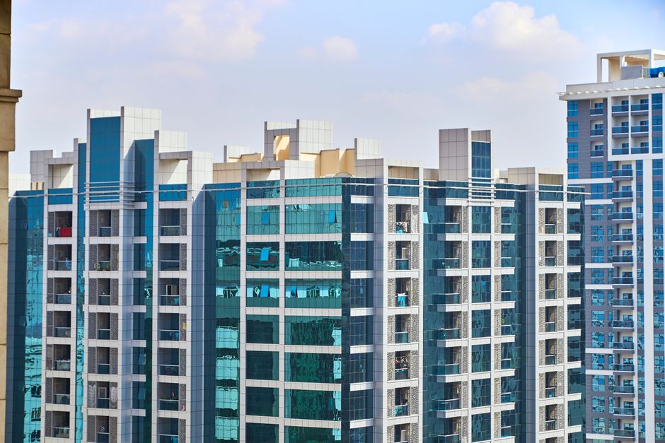 Commercial building under construction